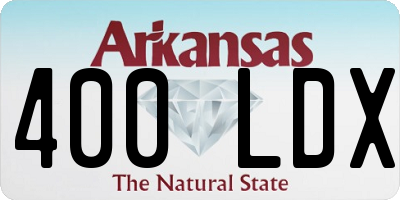 AR license plate 400LDX