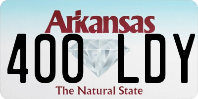 AR license plate 400LDY