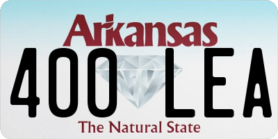 AR license plate 400LEA