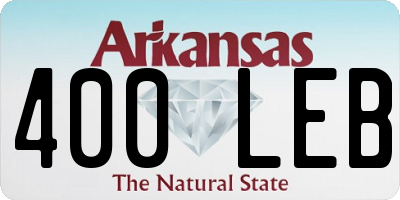 AR license plate 400LEB