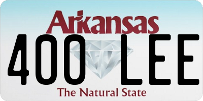 AR license plate 400LEE