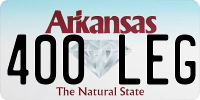 AR license plate 400LEG