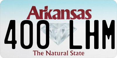 AR license plate 400LHM