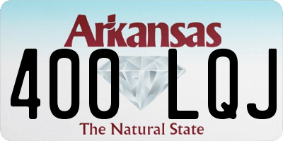 AR license plate 400LQJ