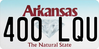AR license plate 400LQU