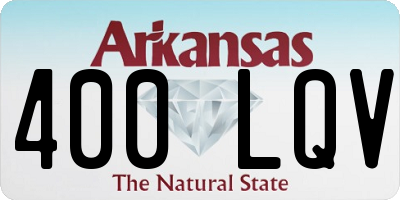 AR license plate 400LQV