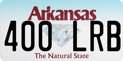 AR license plate 400LRB