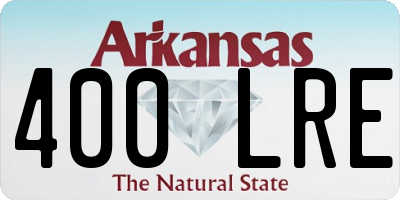 AR license plate 400LRE