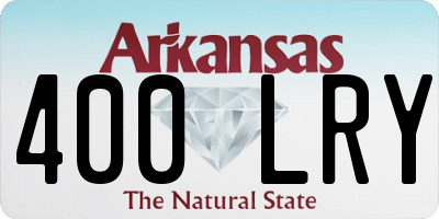 AR license plate 400LRY