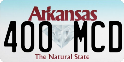 AR license plate 400MCD