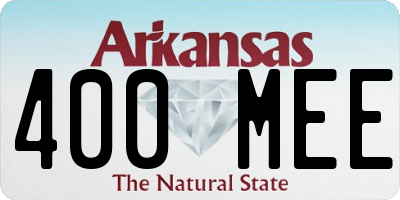 AR license plate 400MEE