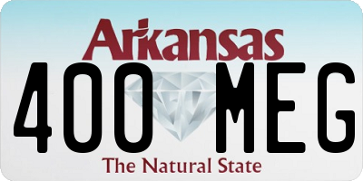 AR license plate 400MEG