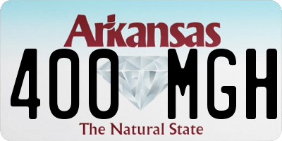 AR license plate 400MGH