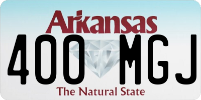 AR license plate 400MGJ