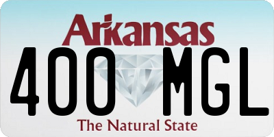 AR license plate 400MGL