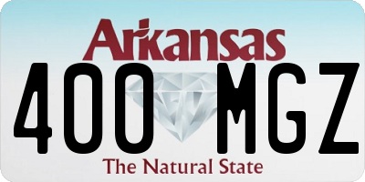 AR license plate 400MGZ