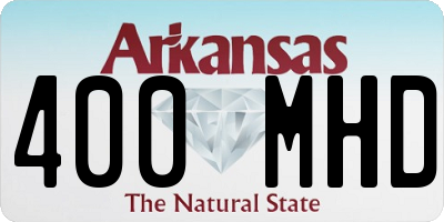 AR license plate 400MHD