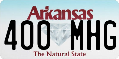 AR license plate 400MHG