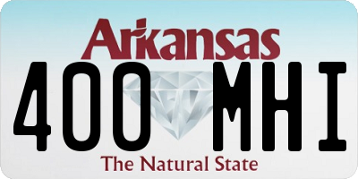 AR license plate 400MHI