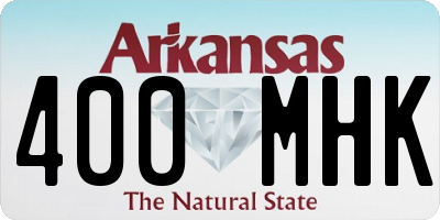 AR license plate 400MHK