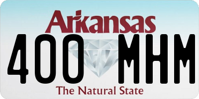 AR license plate 400MHM
