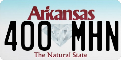AR license plate 400MHN
