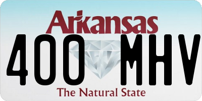 AR license plate 400MHV