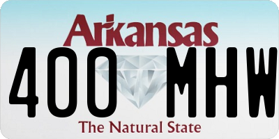 AR license plate 400MHW