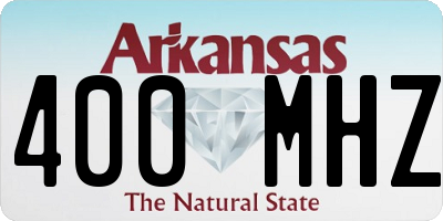 AR license plate 400MHZ
