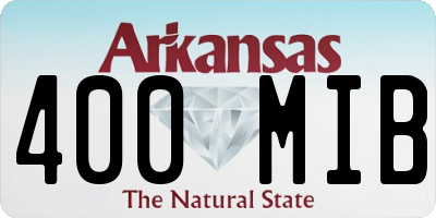 AR license plate 400MIB