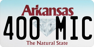 AR license plate 400MIC