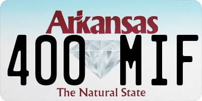 AR license plate 400MIF