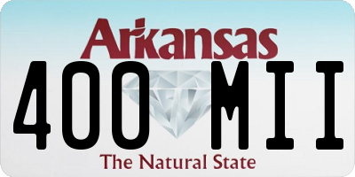 AR license plate 400MII