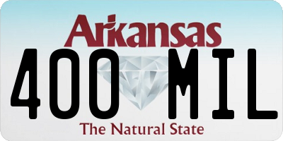 AR license plate 400MIL