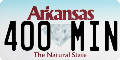 AR license plate 400MIN