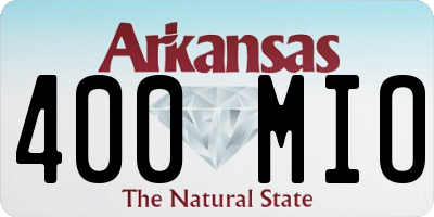 AR license plate 400MIO