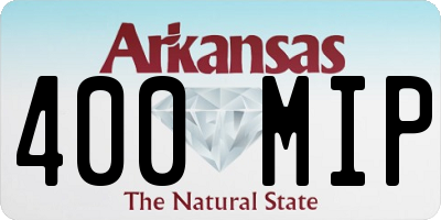 AR license plate 400MIP