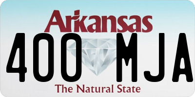 AR license plate 400MJA