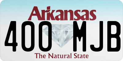 AR license plate 400MJB