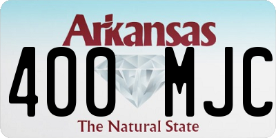 AR license plate 400MJC