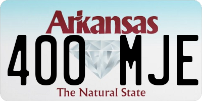 AR license plate 400MJE