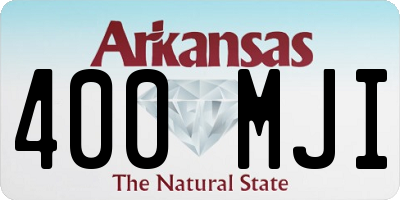 AR license plate 400MJI