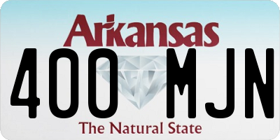 AR license plate 400MJN