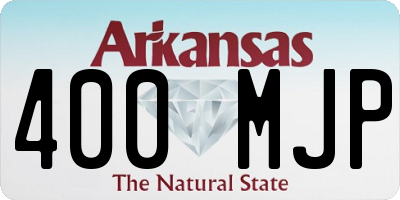 AR license plate 400MJP