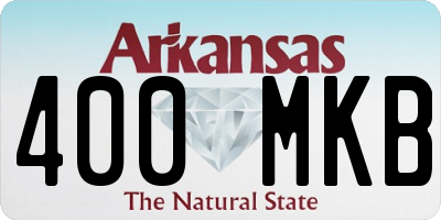 AR license plate 400MKB