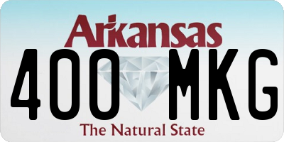 AR license plate 400MKG