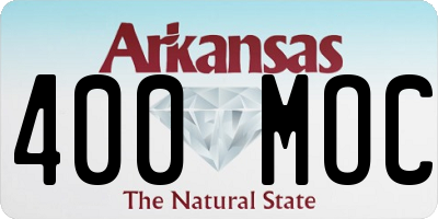 AR license plate 400MOC