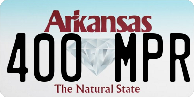 AR license plate 400MPR
