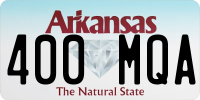 AR license plate 400MQA