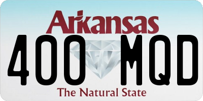 AR license plate 400MQD